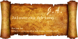 Jaloveczky Adrienn névjegykártya